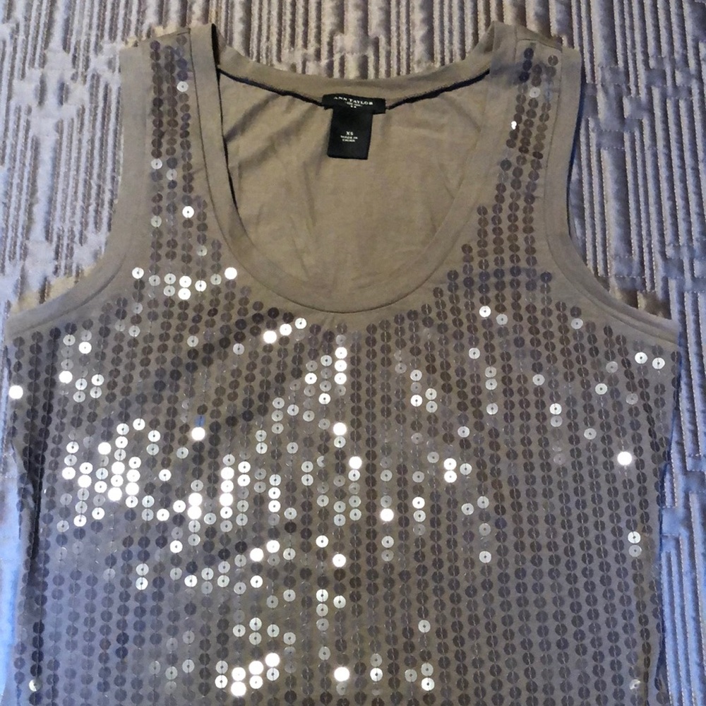 Ann Taylor sequinned top